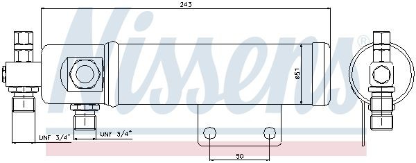 осушитель кондиционера!\ MB ACTROS MP1 96> /MP2/MP3 02> 95493 NISSENS