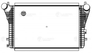 Радиатор интеркулера для а/м VW Tiguan (08-)/Passat (05-)  LRIC18N6 LRIC18N6 LUZAR