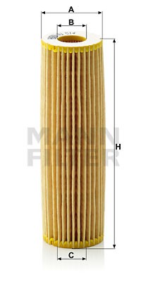 MB W203/211 1.8-2.3 HU514X MANN FILTER