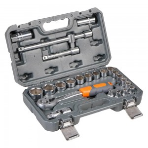 Набор головок и принадлежностей 1/2 24 предмета, пласт.кейс (AT-24-02) AT-24-02 AIRLINE