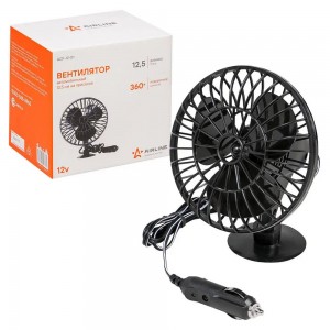 Вентилятор салона "AIRLINE" (12V) (на присоске пластик.) ACF-12-01 AIRLINE