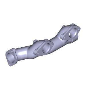 Коллектор выпускной левый передний  дв.ЯМЗ-840 8401.1008026   Автодизель 8401.1008026 YAMZ