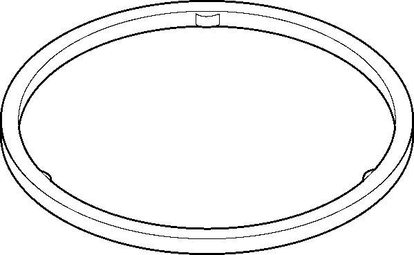 Кольцо уплотнительное BMW 1 (F20) выхлопной системы ELRING 737.660 ELRING
