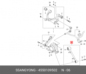 SSANG YONG KYRON/REXTON I/REXTON II 4550109502 SSANG YONG