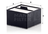 Фильтр топливный PU911 Mann-Filter PU911 MANN FILTER