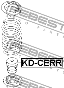 Отбойник амортизатора задний KIA CERATO 08-, SOUL 08- KD-CERR KD-CERR FEBEST