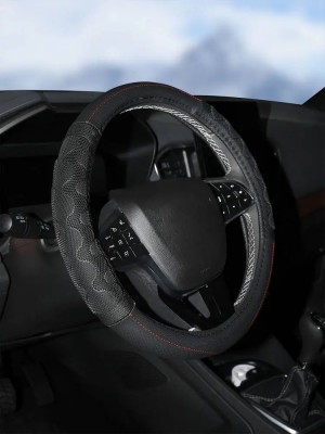 Оплетка на руль, искусст. кожа, с ПВХ рельефом, черная, 38 см/М (AWS-LI-23M) AWS-LI-23M AIRLINE