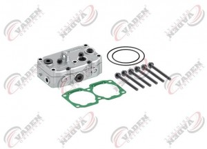 ГБЦ компрессора в сборе+уплотнения+болты VOLVO/DAF/RENAULT WABCO:911 505 150/151 160510 VADEN