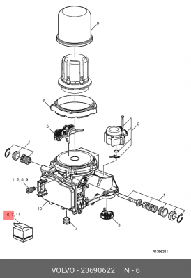 Комплект фильтр осушителя 23690622 VOLVO