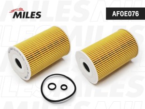 Фильтр масляный (вставка) VAG A6/OCTAVIA/AMAROK/GOLF/PASSAT/T5 (Дизель) 08- (FIL AFOE076 MILES