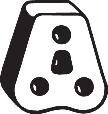 Крепеж HYUNDAI Matrix глушителя BOSAL 255-044 BOSAL