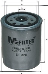 фильтр топливный!\ MB Sprinter 2/3/4-t /W201/W202/W124/W210/W463/Vito 2.0D-3.5D  DF328 MFILTER AUTOMOTIVE FILTERS