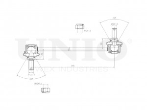 Стойка стабилизатора передняя SSP-50130 UNIO