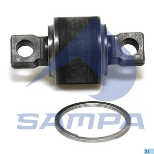 Сайлентблок SCANIA штанги реактивной V-образной (центр) (75x148) SAMPA 040.594 SAMPA