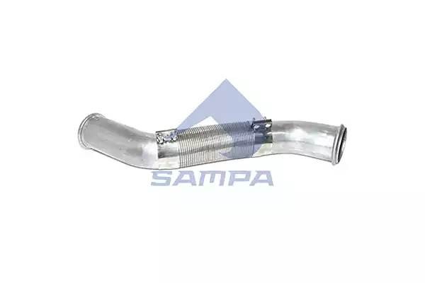 Труба приемная глушителя DAF с гофрой SAMPA 050462 SAMPA
