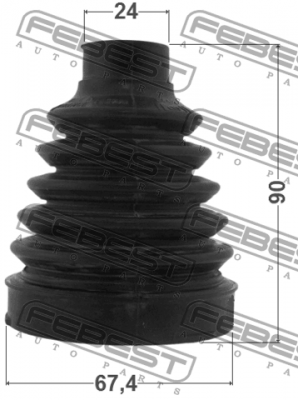 Пыльник ШРУСа внутренний CHEVROLET AVEO (T300) 2013- 1015-T300 1015-T300 FEBEST