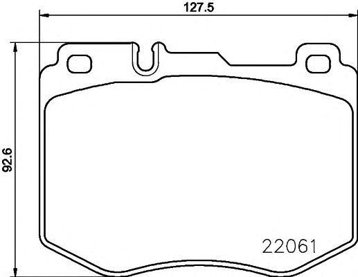 Колодки тормозные MERCEDES E (W213) передние (4шт.) TEXTAR 2206101 TEXTAR