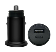 Устройство зарядное в прикуриватель 1USB + 1 Type C 12-24V Quick Charge WIIIX UCC240 WIIIX