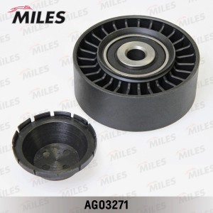 Ролик ремня приводного HYUNDAI SONATA/KIA SORENTO 3.3/3.8 05- (INA 532057910) AG AG03271 MILES