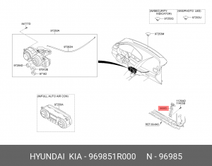 KIA RIO (2011>) 969851R000 HYUNDAI KIA
