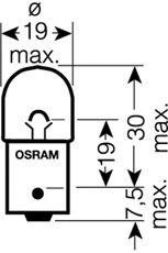 R5W 12V-5W BA15S 5007 OSRAM