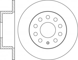 Диск тормозной SKODA Octavia III 2012 - 2020 BR33178 BR33178 SB NAGAMOCHI