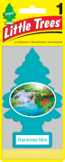 ароматизатор подвесной! картон ёлочка 'Тропический туман' (Rainforest Mist)\ U1P10106RUSS LITTLE TREES