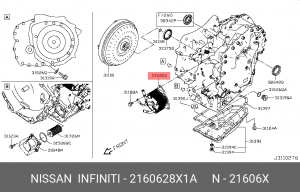 21606-28X1A автозапчасть для автомобиля 2160628X1A NISSAN