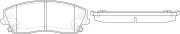 Колодки тормозные CHRYSLER 300 3.0 2011 - , BP53423 BP53423 SB NAGAMOCHI