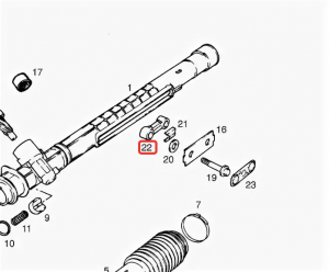 Направляющая DAEWOO Nexia тяги рулевой OE 90135890 GENERAL MOTORS