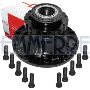 Ступица передняя (с подшипниками FAG) Volvo F/FL 6, F/FE/FL/FM 7 FH/FM/NH 9/10/1 931442 EMMERRE