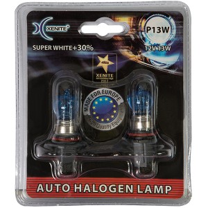 Лампа 12V P13W PG18.5d-1+30% 4000К блистер (2шт.) Super White XENITE 1007070 XENITE