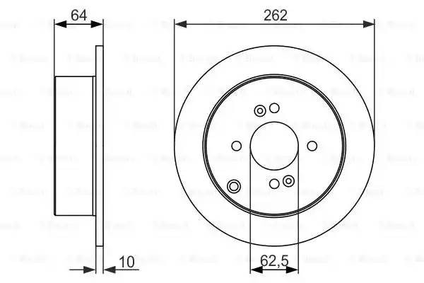 HYUNDAI ACCENT III/ KIA RIO (2005-2011) 0 986 479 371 BOSCH