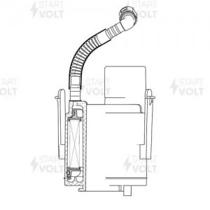 Фильтр топл. тонк. очистки для а/м Hyundai Accent (05-)/Kia Rio II (05-) 1.4/1.6 VSFF0819 START VOLT