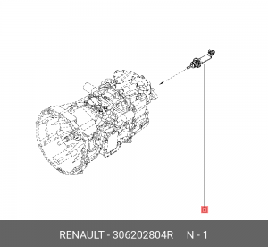 цилиндр сцепления рабочий!\ Renault 306202804R RENAULT