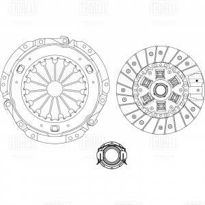 Сцепление в сборе (с мех. муфт) FR 2720 TRIALLI