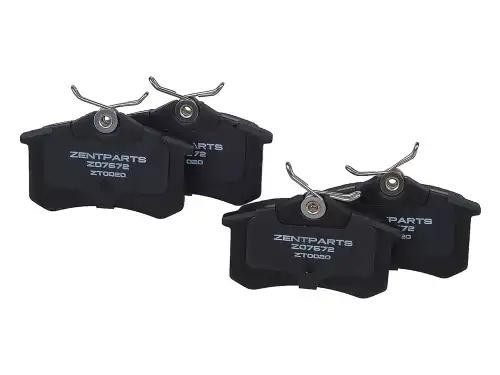 колодки тормозные дисковые! Renault Clio/Megane, Peugeot 207/208 1.2-2.0i/1.5-2. Z07672 ZENTPARTS