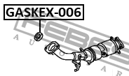 HONDA ACCORD (2008>) / CIVIC (2006>) 75x91x18 GASKEX-006 FEBEST