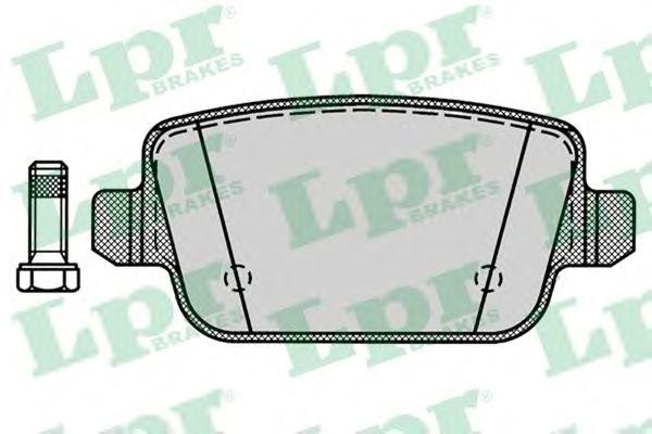 Комплект тормозных колодок 05P1272 05P1272 LPR