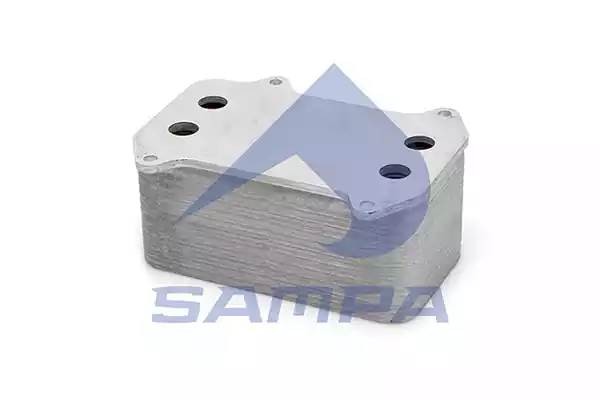 Радиатор масляный XF95 ('02-), CF85 ('01-) маслоохладитель 051055 SAMPA