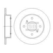 Тормозной диск  SD4236 SD4236 SANGSIN