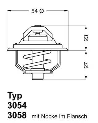 Термостат 3054.87D50 3054.87D50 WAHLER