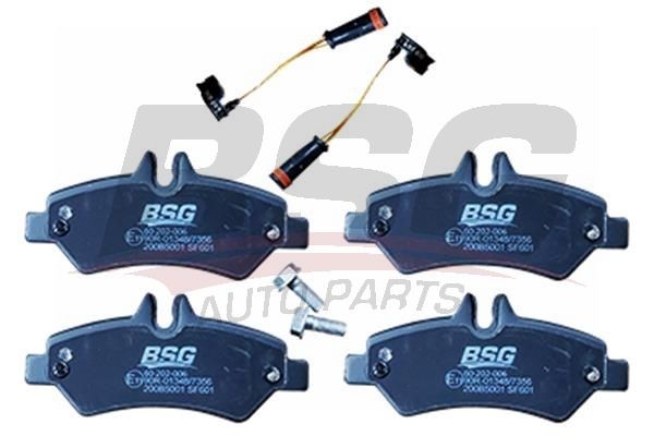 Колодки тормозные MERCEDES Sprinter (06-) VW Crafter 30-50 (06-) задние (4шт.) B BSG60200012 BSG