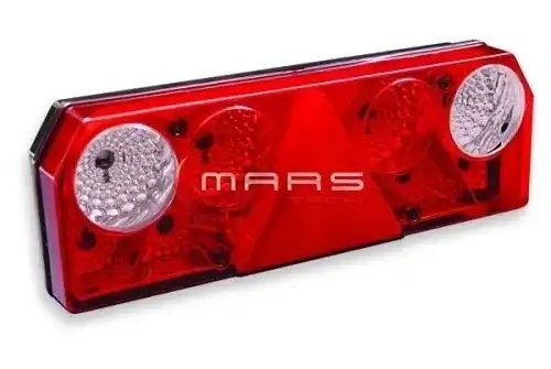 Фонарь задний SCHMITZ Europoint 2 левый (с кабелем,красно-белый) MARS TECH M611450 MARS