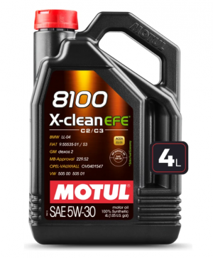 Масло моторное MOTUL 8100 X-CLEAN EFE 5W30 синт.4л 109171 MOTUL
