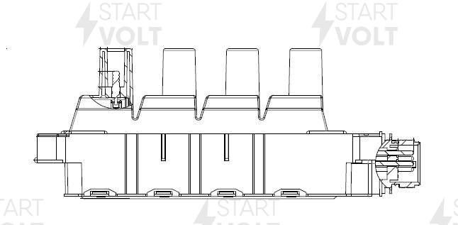 Катушка зажигания для а/м BMW 3 (E36) (93-)/3 (E46) (98-) 1.6i/1.9i (SC 26181) SC 26181 START VOLT