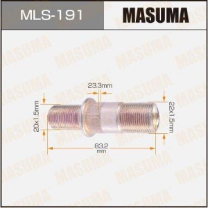 Шпилька колеса ISUZU NQR90/NPR75/NQR75 переднего левая MASUMA MLS-191 MASUMA