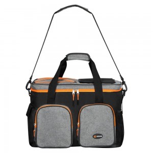 Сумка-холодильник (термосумка) PRO, 36л, 44*33*25см, водонепр., чер./сер.(ADCB00 ADCB004 AIRLINE