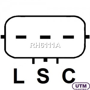 Регулятор NISSAN напряжения генератора UTM RH6111A UTM