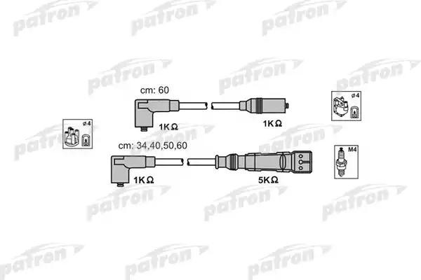 Провод высоковольтный VW Passat B3,B4 комплект PATRON PSCI1003 PATRON